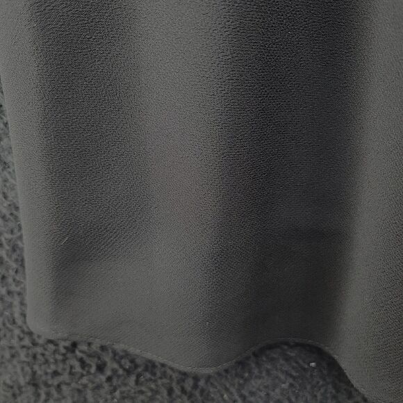 MSK Womens Skirt Black Size XL 100% Polyester Elastic Waist A-Line Stretch - Picture 8 of 12